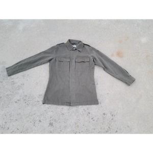 Vtg 1981 Dutch Army Fatigue Shirt Jacket